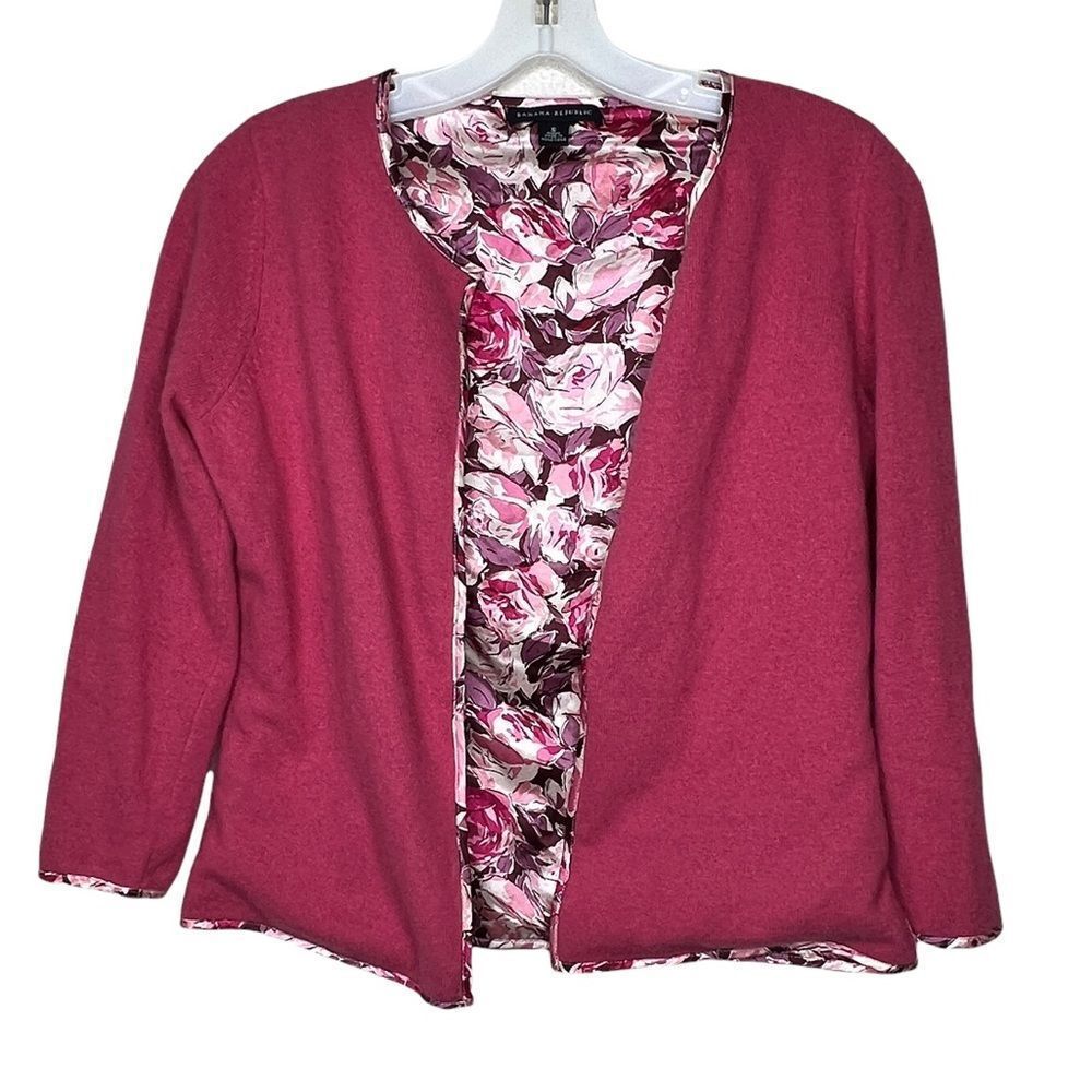 Banana Republic Wool Silk Cardigan Sweater